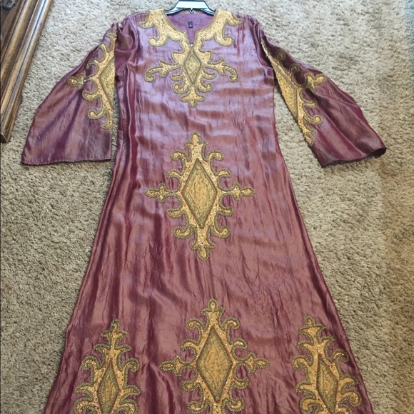 Dresses & Skirts - Abaya caftan kaftan long maxi Henna dress